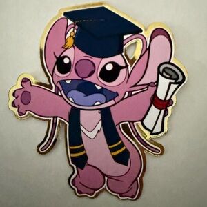 Pink Stitch Angel Cut Out Graduation Leis Topper
SKU2299